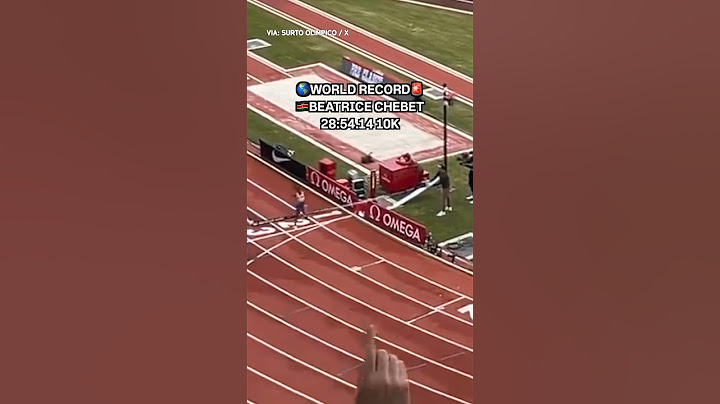 🚨10K World Record! 🇰🇪Beatrice Chebet becomes 1st woman in history to break 29min on the track!