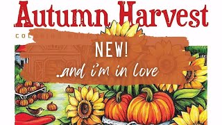 NEW! Autumn Harvest Flipthrough | Adult Coloring Book Review