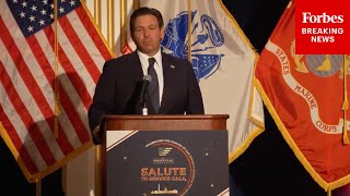 Florida Gov. Ron DeSantis Praises The Founding Fathers At Folded Flag Foundation Event