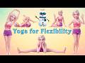 Magical Poses for Flexibility | Full Body Kids Yoga | Elsa Frozen Yoga for Kids