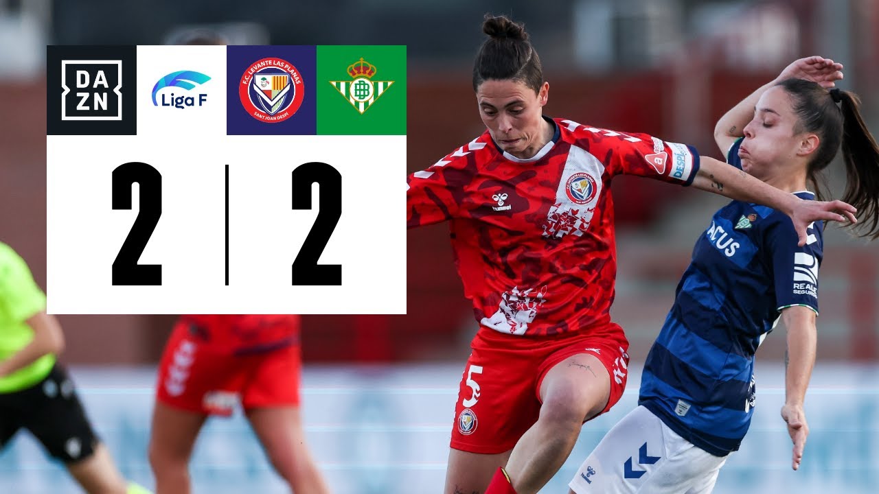 FC Levante Las Planas vs R. Betis Féminas (2-2) | Resumen y goles ...