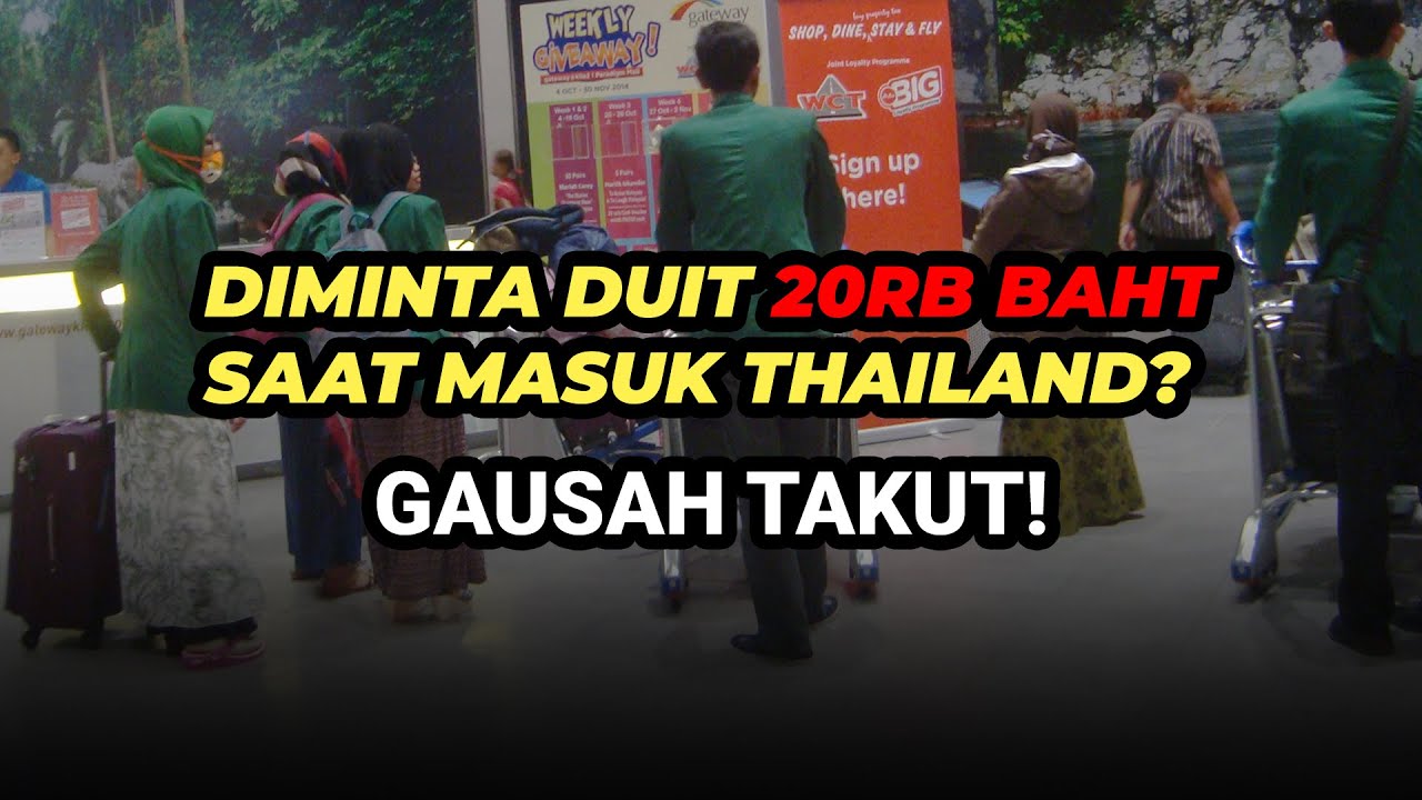 Gini Caranya Agar Tidak Kena Random Check Imigrasi Thailand