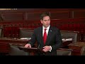 On Senate Floor, Rubio denounces the Schumer Shutdown