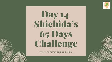 Day 14 | Shichida’s 65 Day Challenge | Right Brain Education