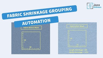 Fabric Shrinkage Grouping Automation through OptaCut