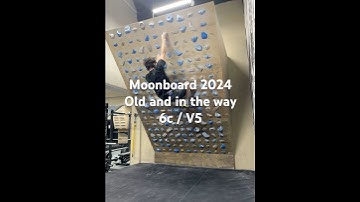 Moonboard benchmark: Old and in the way (6c / V5)