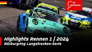 Highlights Rennen 1 | Nürburgring Langstrecken-Serie | 2024