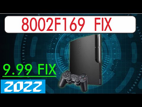 How To Update PS3 Error 8002F169 I Error Update 9.99 FIX