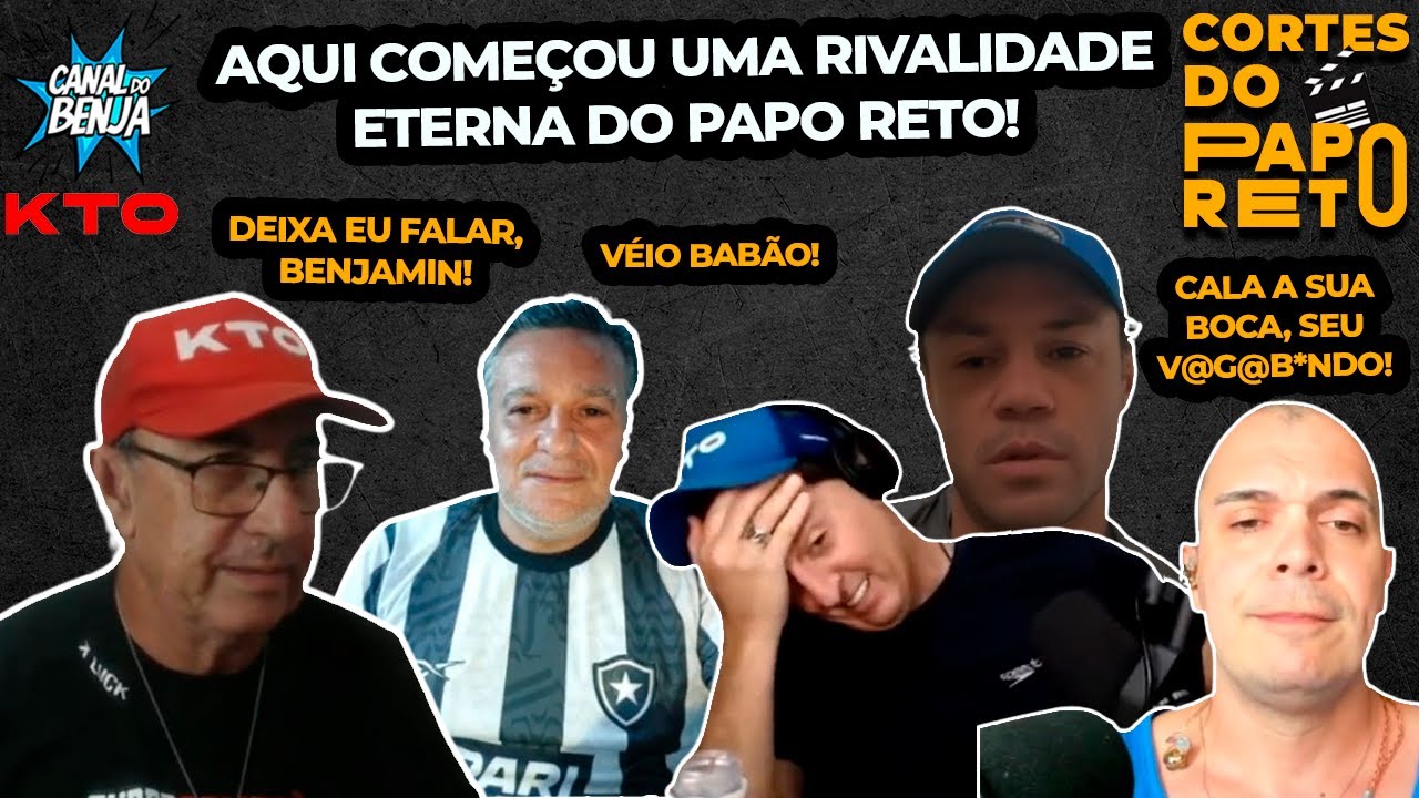 AQUI COMEÇOU UMA RIVALIDADE ETERNA DO PAPO RETO! - 132 CORTE DO PAPO RETO