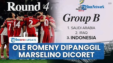 Daftar 28 Pemain Timnas Indonesia di Ronde 4 Kualifikasi Piala Dunia, Ole Romeny Dipanggil