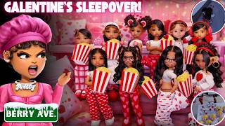 🌹GALENTINE'S SLEEPOVER!! *FIGHT* ♡ | Berry Ave Family Roleplay #roblox #berryave #valentinesday