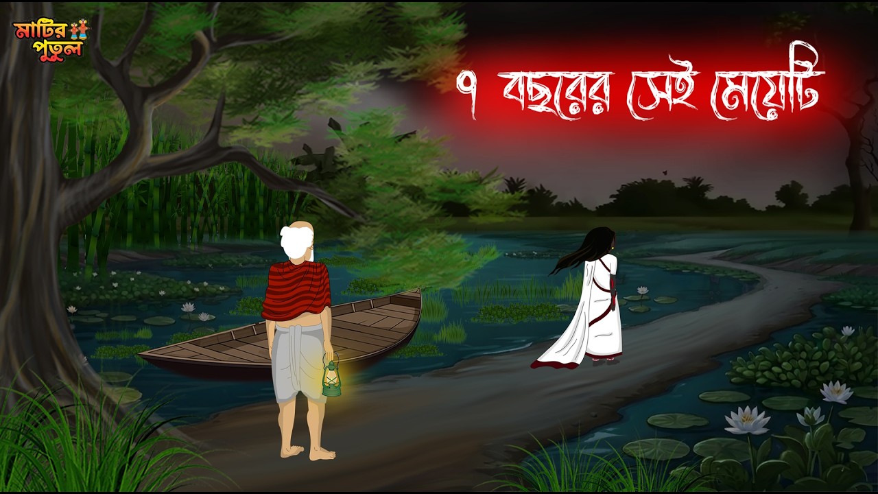 ৭ বছরের সেই মেয়েটি | Bengali Moral Stories | Cartoon | Haunted | Horror Animation | MatirPutul