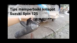 Solusi Meperbaiki Knalpot Suzuki Spin 125 yang sering Bermasalah.