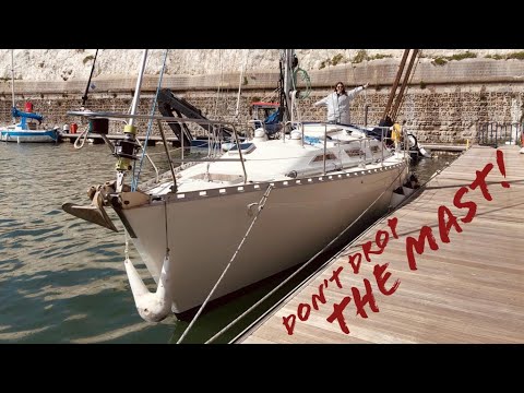 Stepping Our Mast… AGAIN! Pt. 2: DON'T DROP that Mast | Ep.16