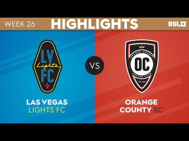 9.2.2023  Las Vegas Lights FC vs. Orange County SC - Game