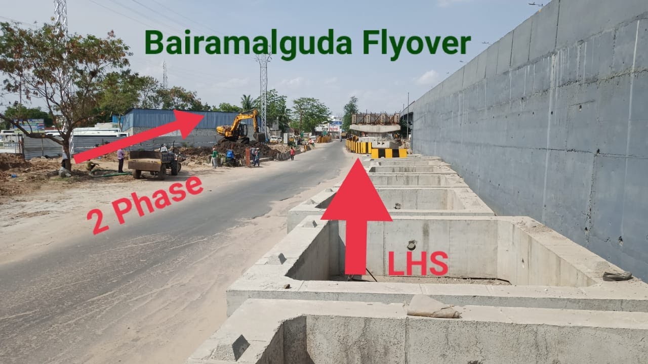 Bairamalguda Flyover Phase 2 Work Ll Hyderabad Flyovers YouTube