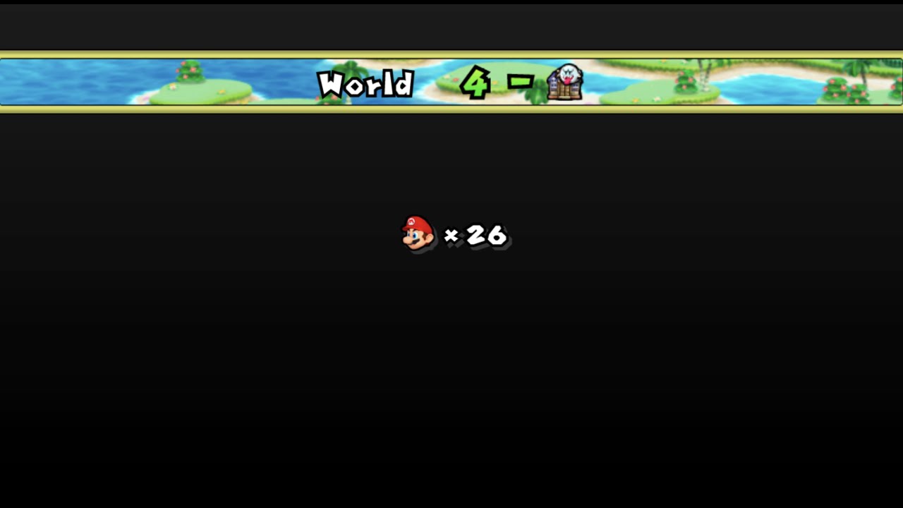 World 4 Ghost House New Super Mario Bros. Wii YouTube