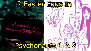 2 Easter Eggs In Psychonauts 1 and 2