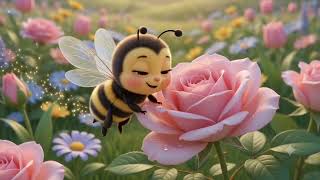 🌻Bumble bee 🐝 in a humming sea 🌺over the daisies she fly🐝