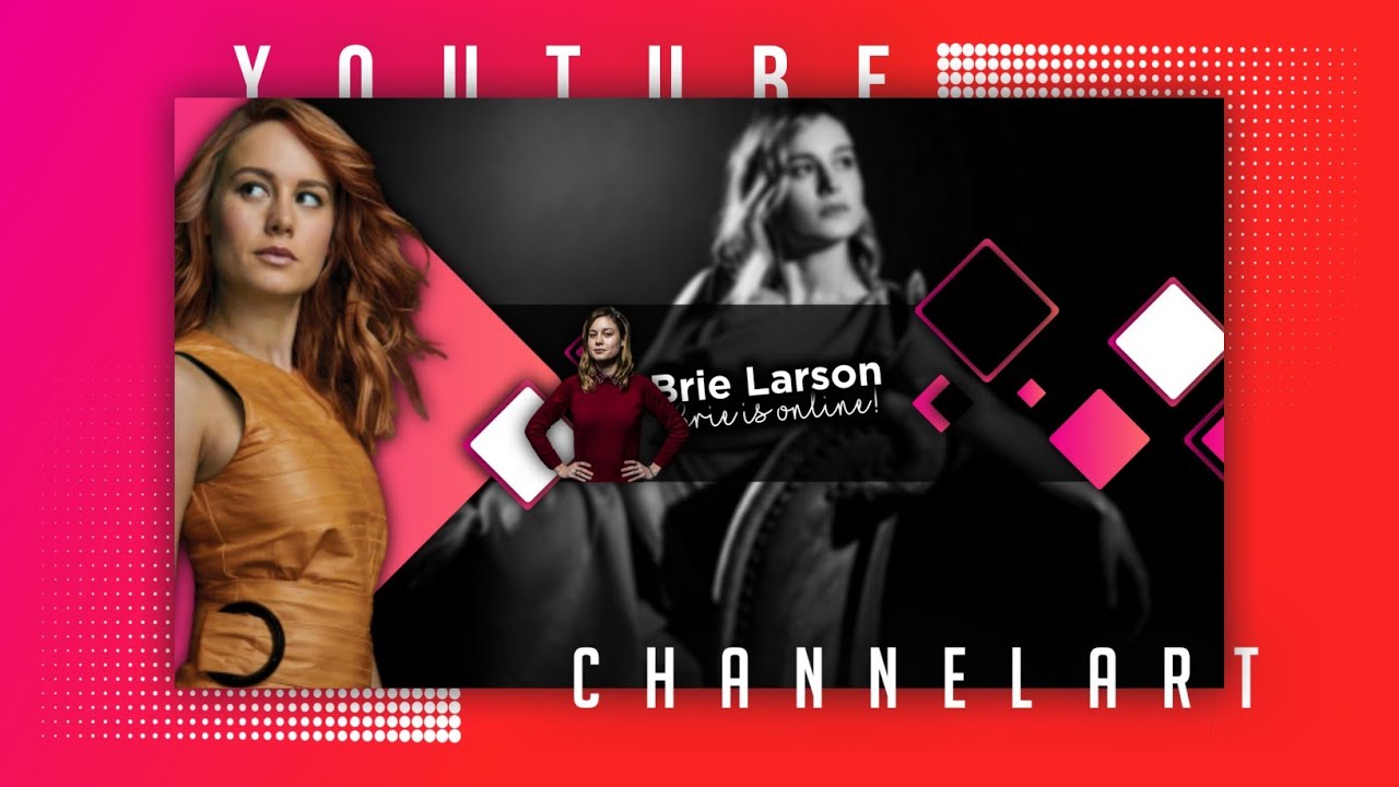 How to make Modern YouTube channel art/banner using PixelLab | Android ...