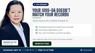 Your 1099-DA Doesn't Match Your Records. Here's How to Fix It Before October 15th