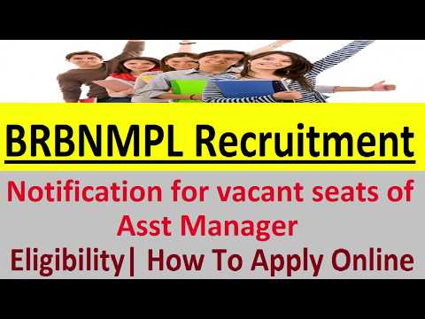 BRBNMPL Recruitment 2019 Apply @ www.brbnmpl.co.in