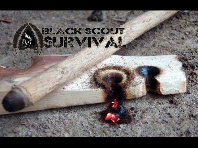 Hand Drill Primitive Fire Making 