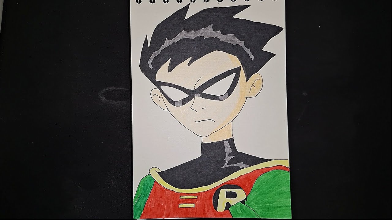 Robin | Teen Titans – Superhero Crtež ✏️🔥 | Drawing Time