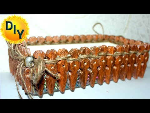 Video: How To Make A Decorative Vase From Clothespins