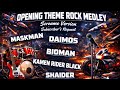 OPENING THEME ROCK MEDLEY ⚡ DAIMOS • SHAIDER • MASKMAN • KAMEN RIDER BLACK • BIOMAN