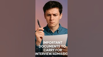 Important documents to carry for interview in IITs/NITs | M.Tech #iit #mtechadmission #iithyderabad
