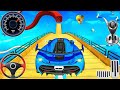 Impossible GT Car Stunts Racing 3D _ Superhero Car Mega Ramp Driving Tracks_ Android Gameplay