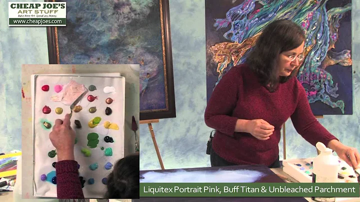 Debbie Arnold- Golden Tar Gel Medium Process (Part...