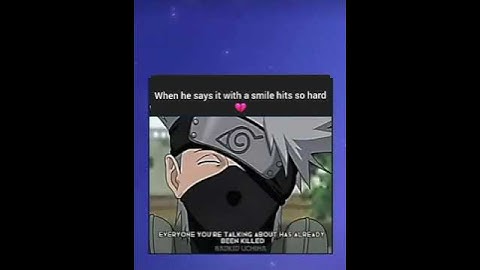 Sasuke Had No Idea What Kakashi Has Gone Through