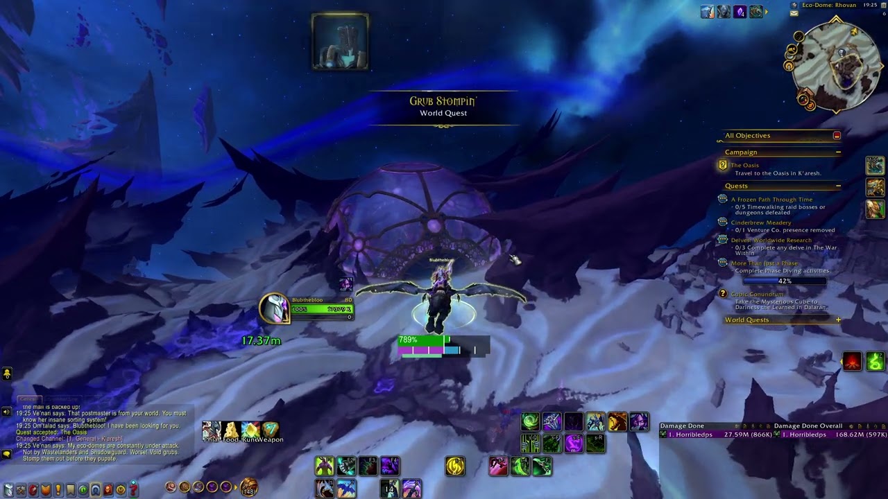 WoW War Within -  Patch 11.2 Ghosts of K'aresh Quest: The Oasis