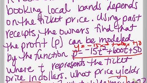 D2 5 2b Graphing Parabolas with Word Problems Part 1