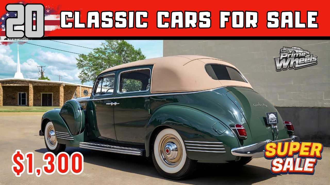 20 недорогих классических автомобилей на продажу от частных лиц сегодня