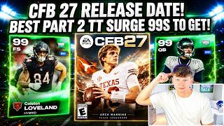 CFB 27 RELEASE DATE LEAKED! THE BEST TT SURGE PART 2 PLAYERS TO UPGRADE!