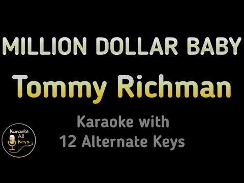 Video thumbnail for Tommy Richman - MILLION DOLLAR BABY Karaoke Instrumental Lower Higher Female &