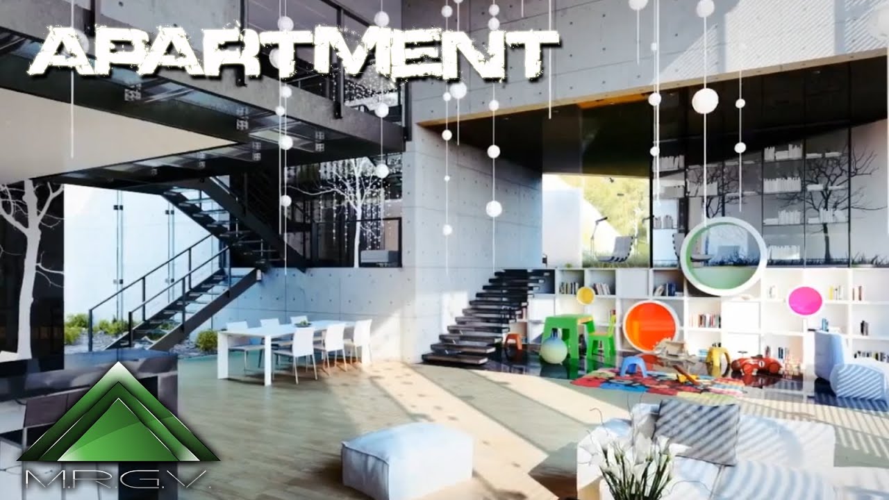 Realistic Apartment - Futuristic Graphics - MRGV