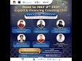 Road to isef 8th export and financing coaching i2hf