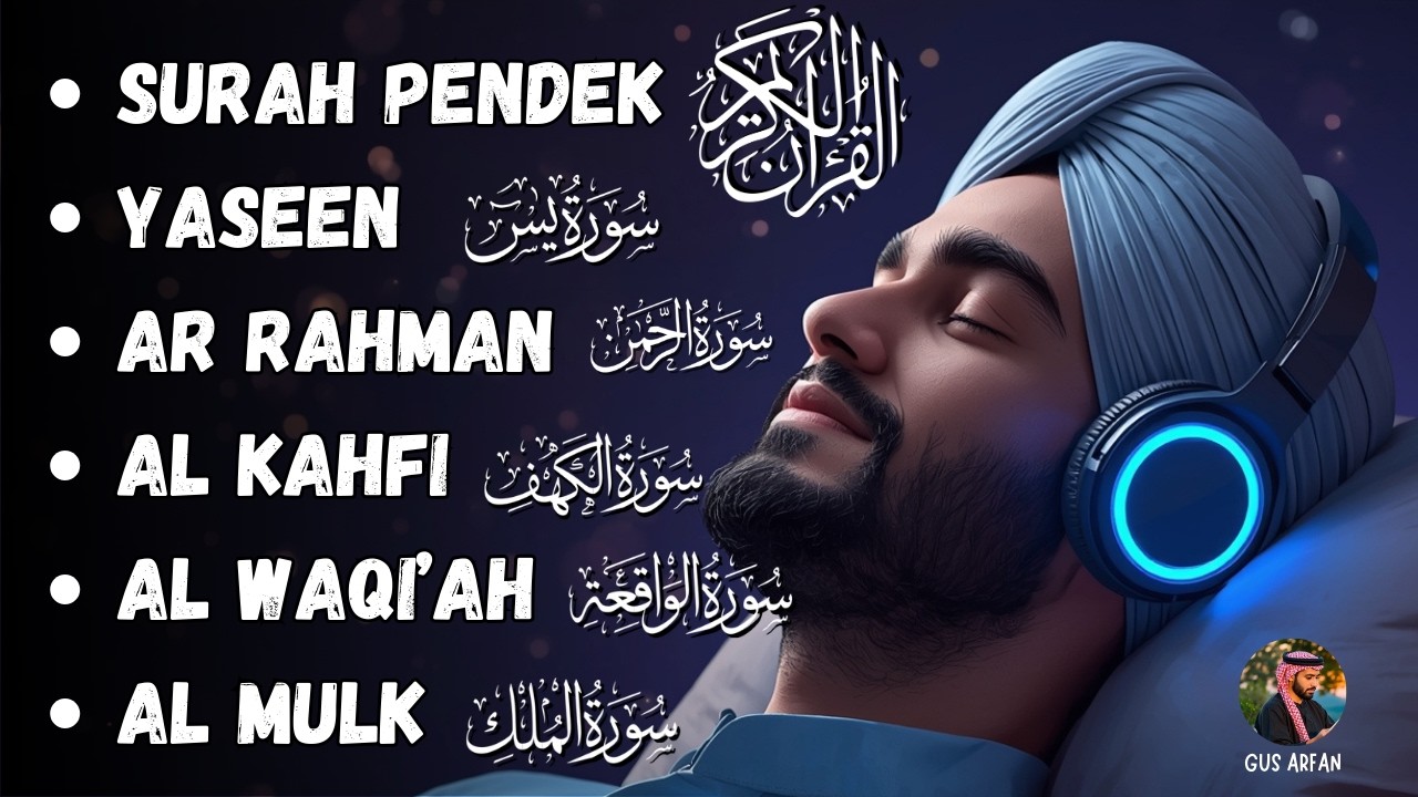 BACAAN Merdu Surah Pendek, Yasin, Ar-Rahman, Al-Kahfi, Al-Waqiah & Al-Mulk | Mohammad Ammar