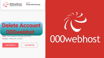 How To Delete 000Webhost Account [wordpress]
