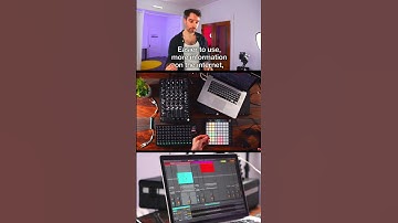 Hybrid setups can be timesavers! #dawless #synth #abletonlive #musicproducer #shorts