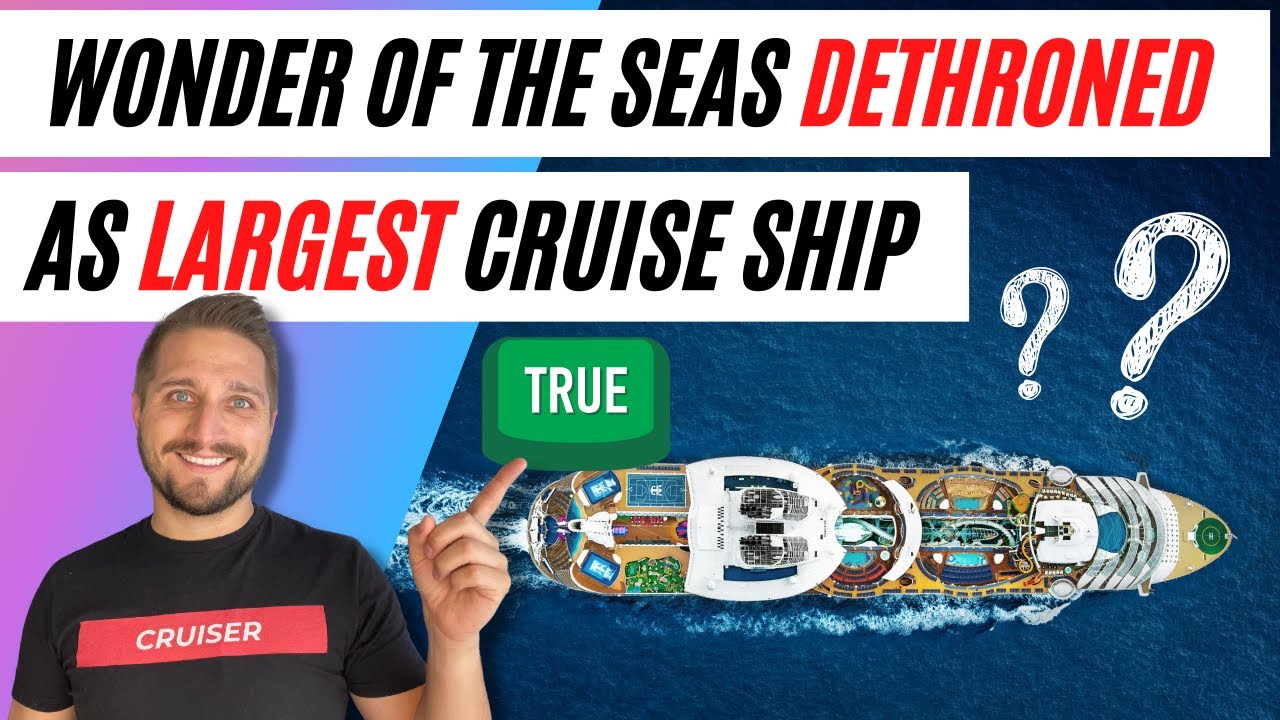 Theres a NEW Largest Cruise Ship EVER | BYE BYE Wonder of the Seas!