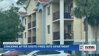 Gunshots fired into a Collier County apartment complex, deputies say