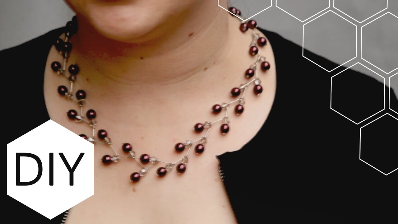 sieraden maken met Kralenhoekje - ketting patroon YouTube