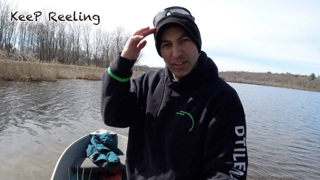Bass fishing in the winter with Donnie D.