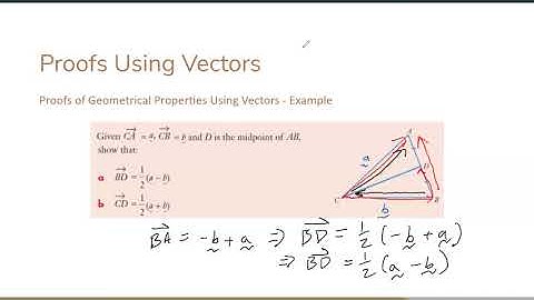 Vectors   Proofs Using Vectors   Yr 12 Ext 1 1