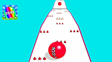 Ball Run 2048: Ball Games 3D ! All Levels Gameplay (119-129) android, ios